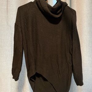 American Eagle Outfitters Black Cowl Neck Sweater